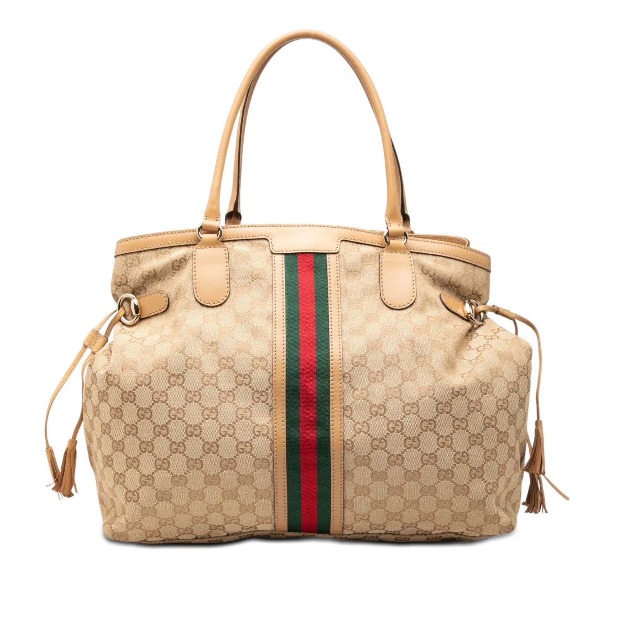Leather tote