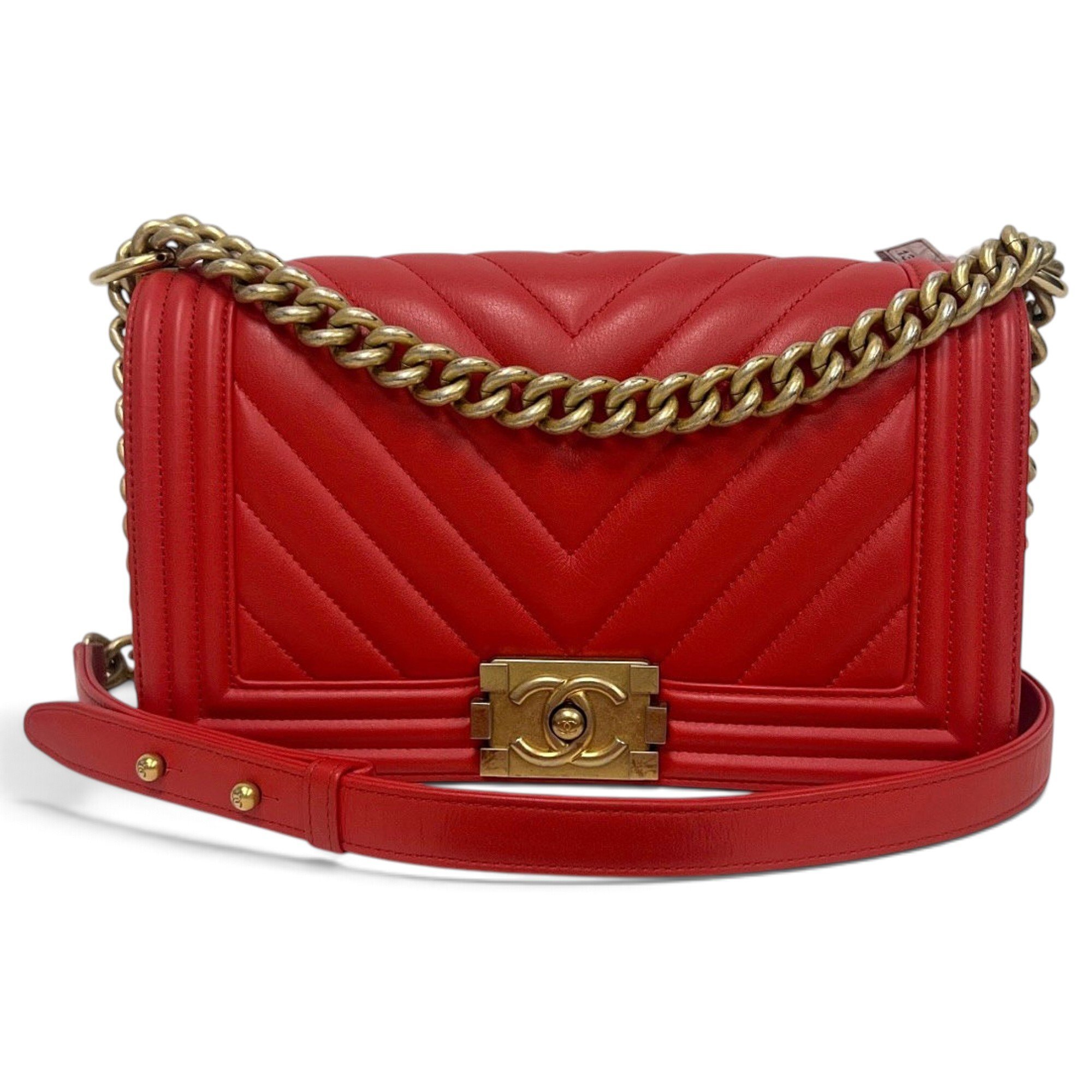 Boy leather crossbody bag
