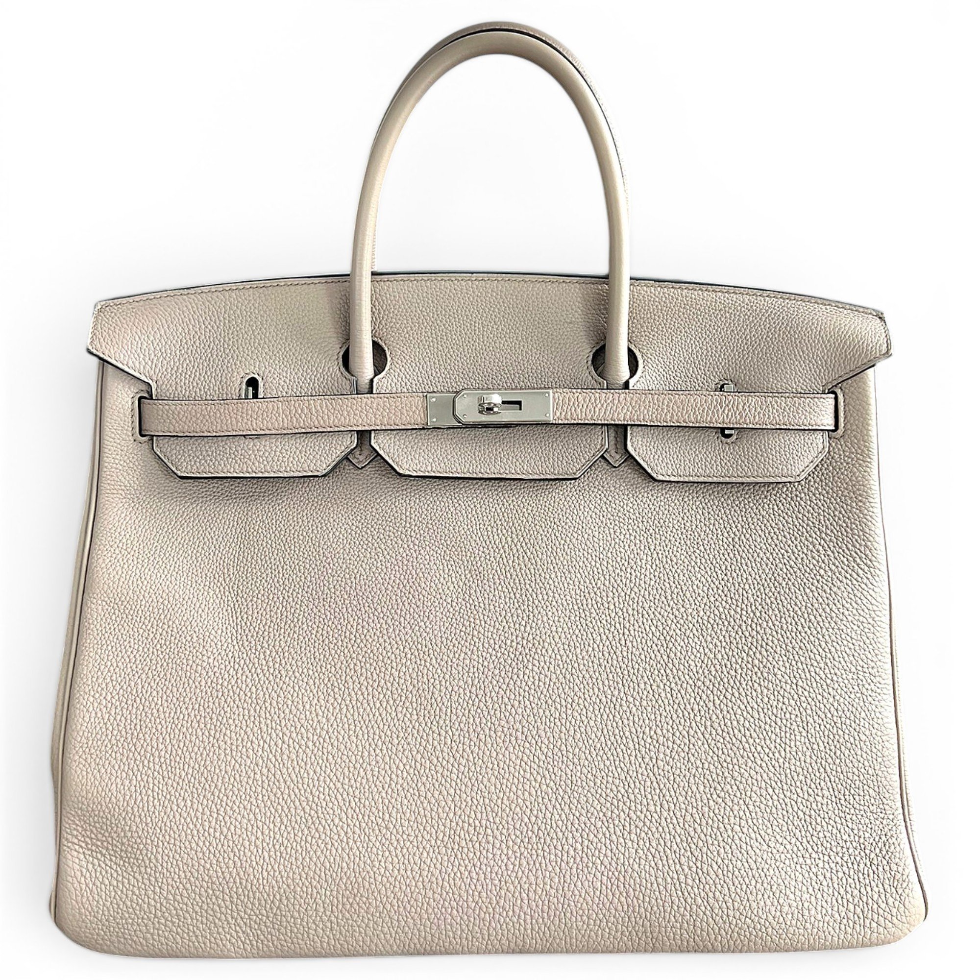 Birkin 40 leather handbag