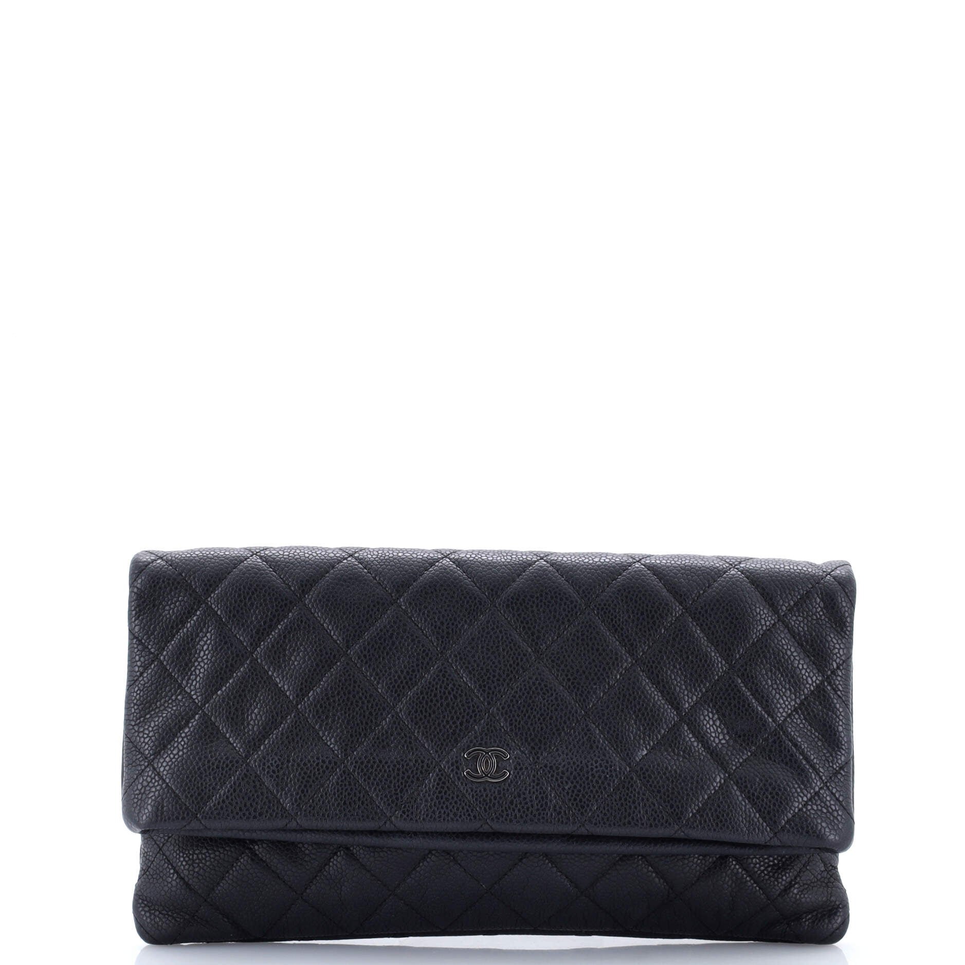Chanel Beauty CC Clutch Quilted Caviar