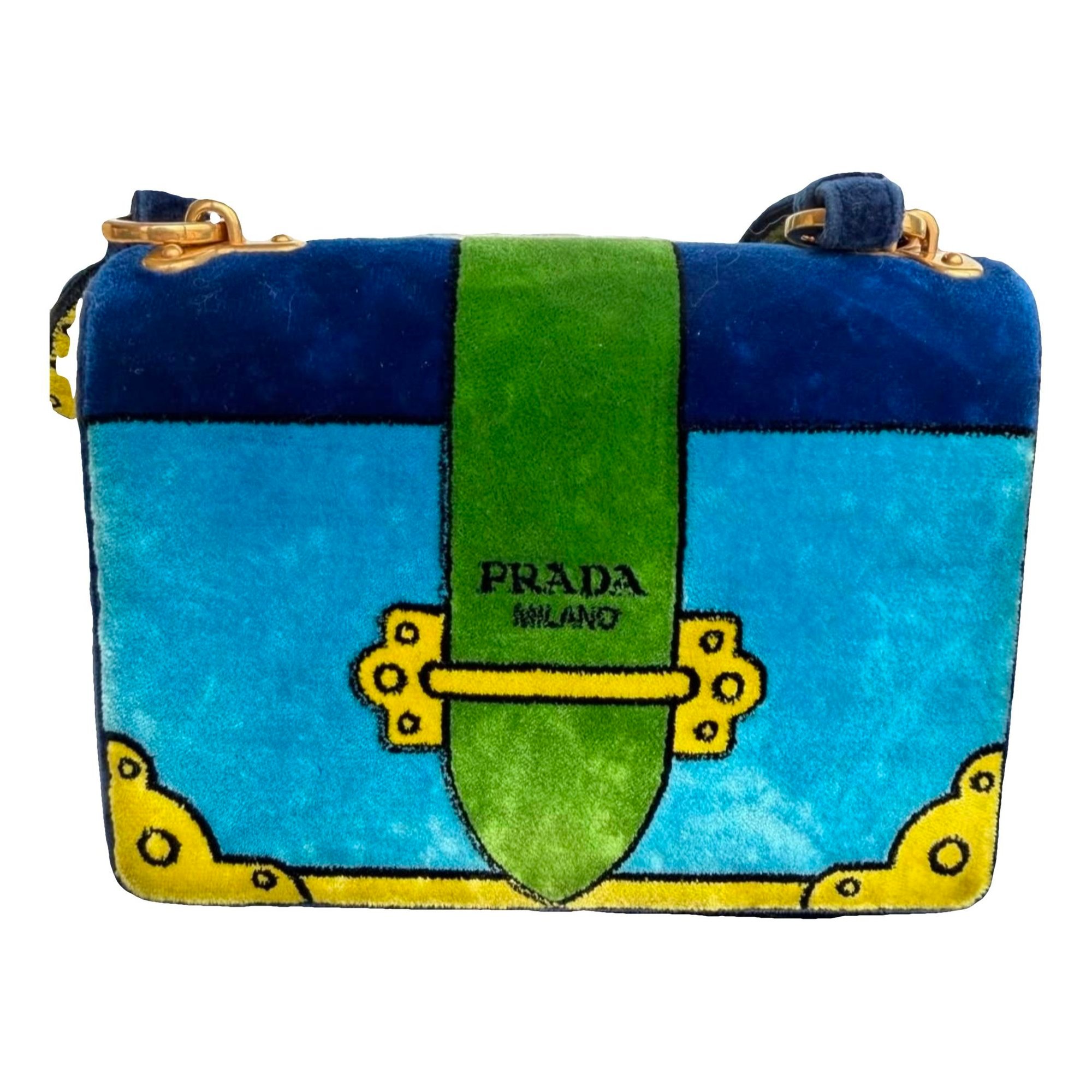 Cahier velvet crossbody bag