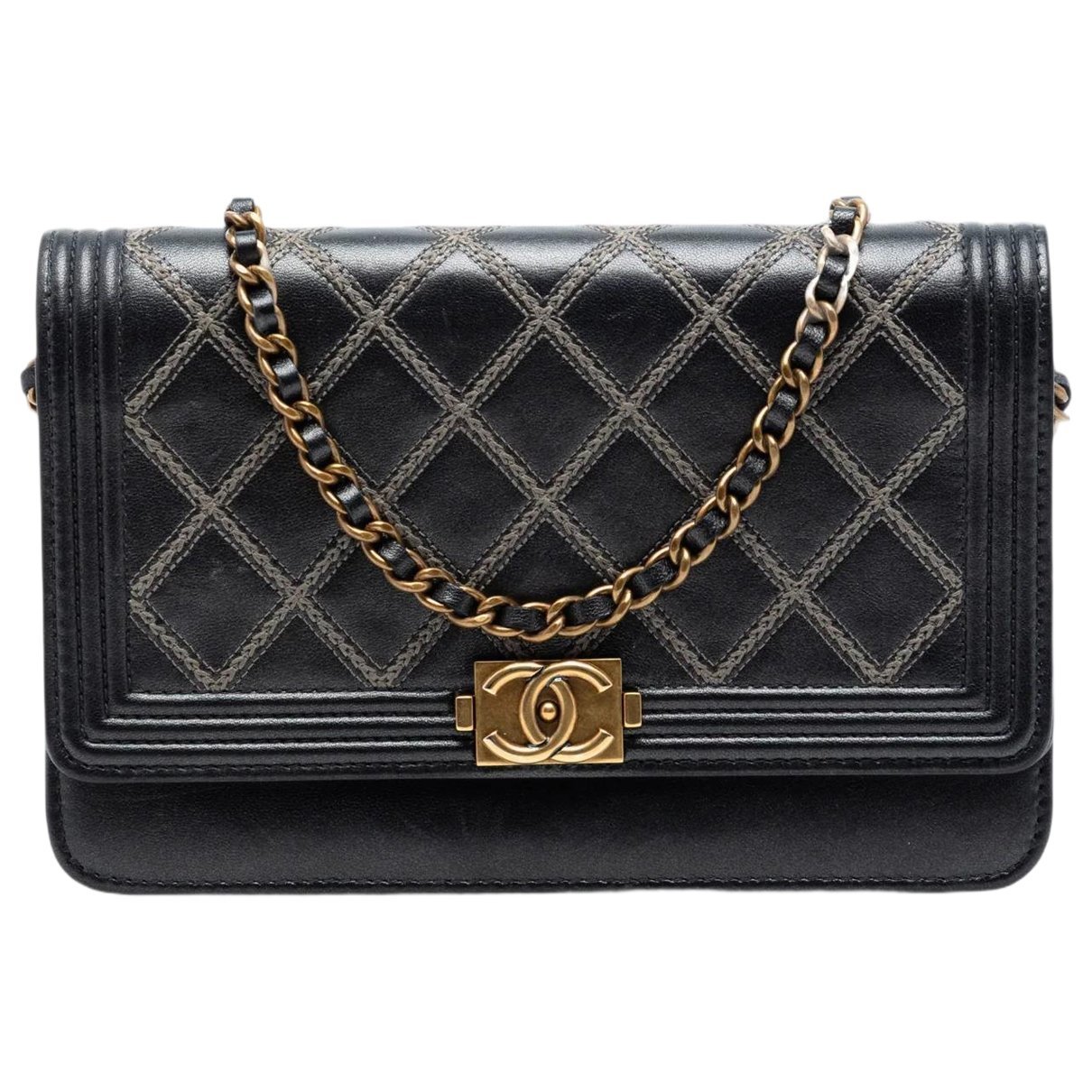 Boy leather crossbody bag