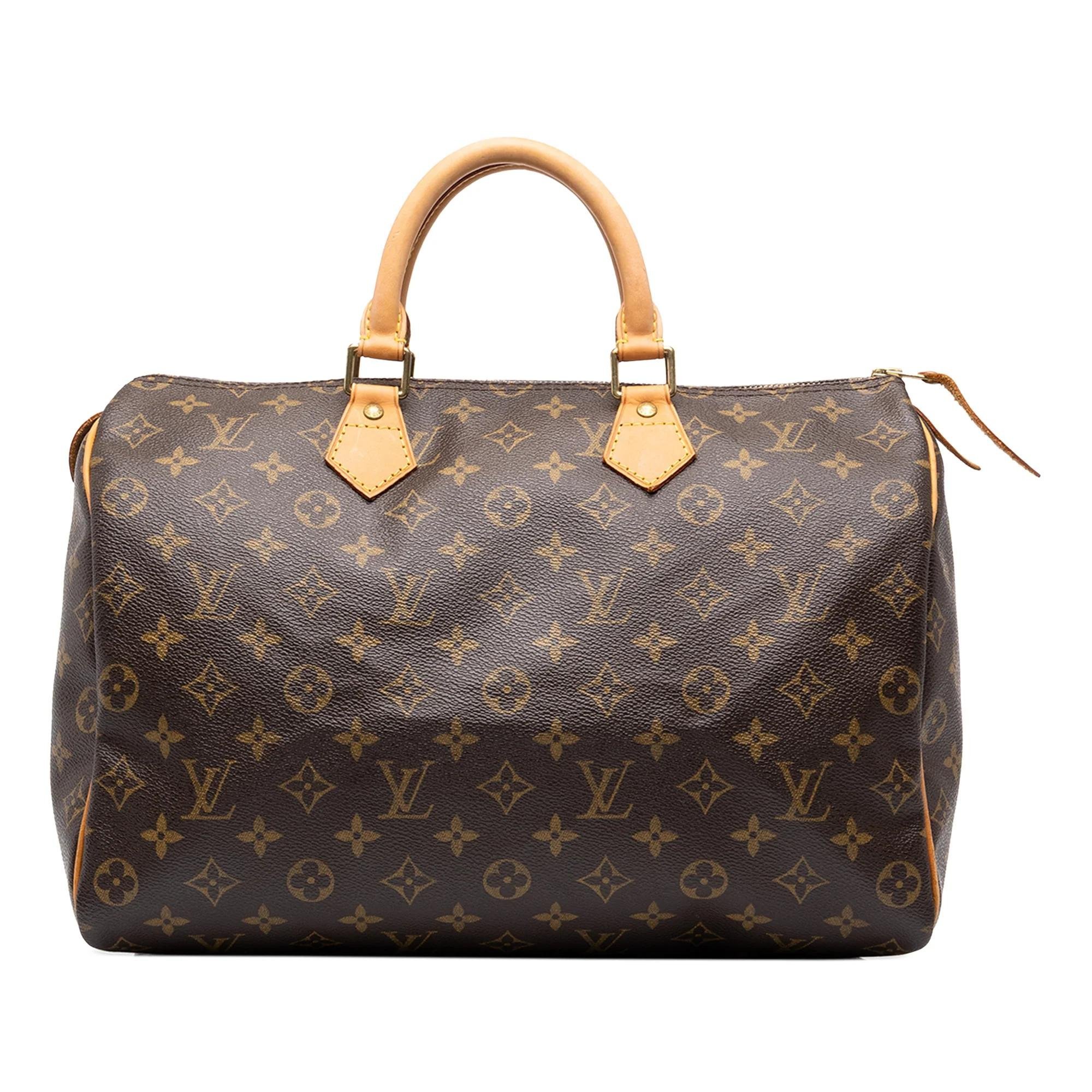 Speedy leather bag
