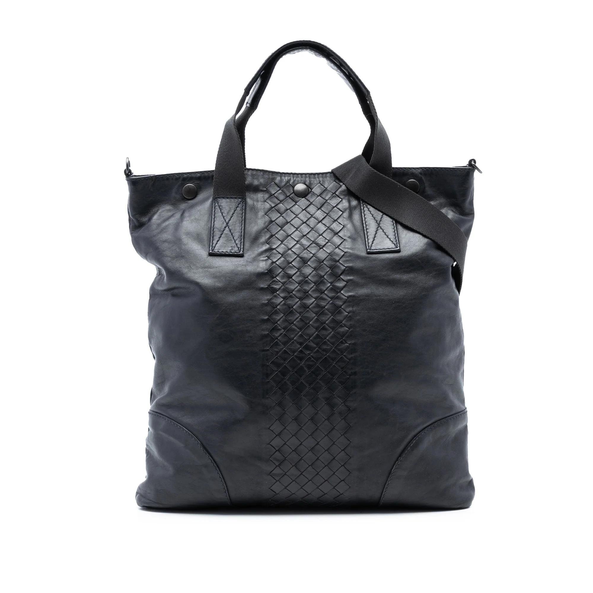 Leather tote
