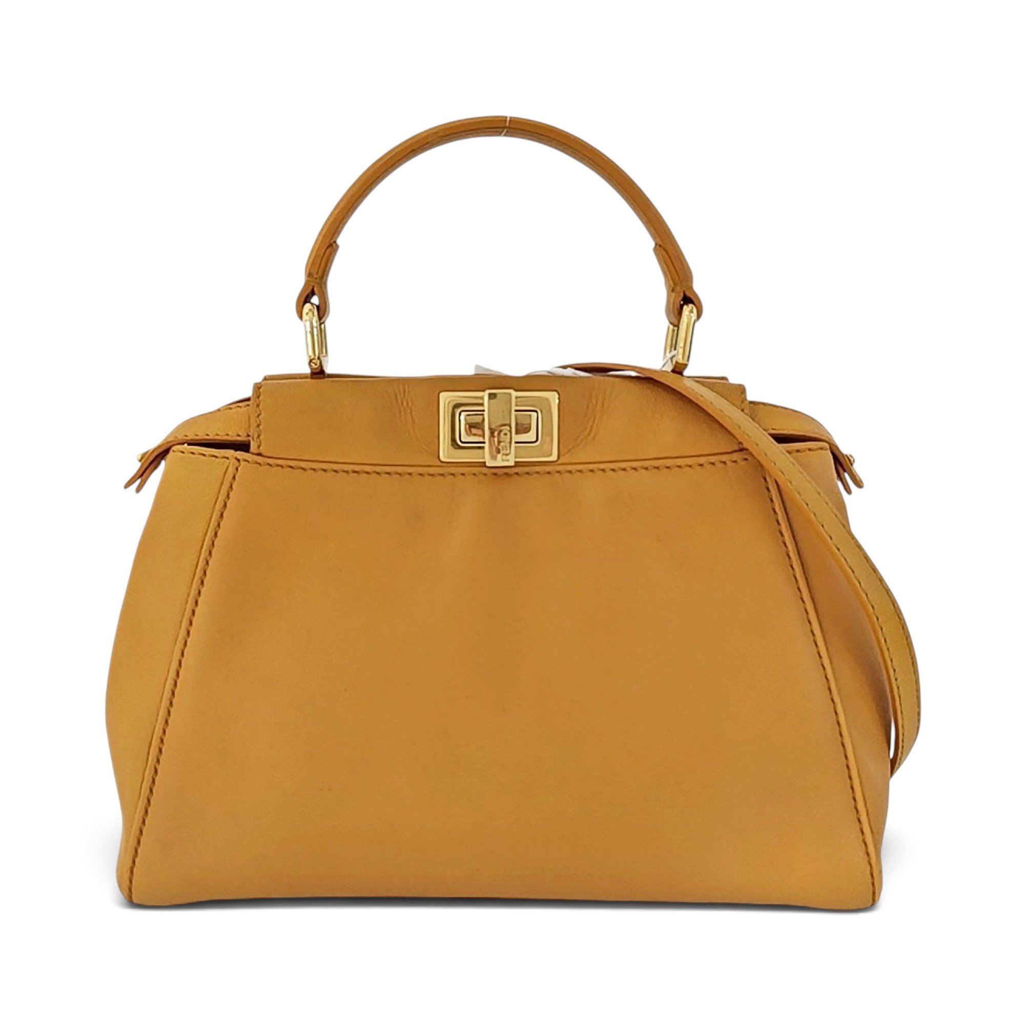Peekaboo leather handbag