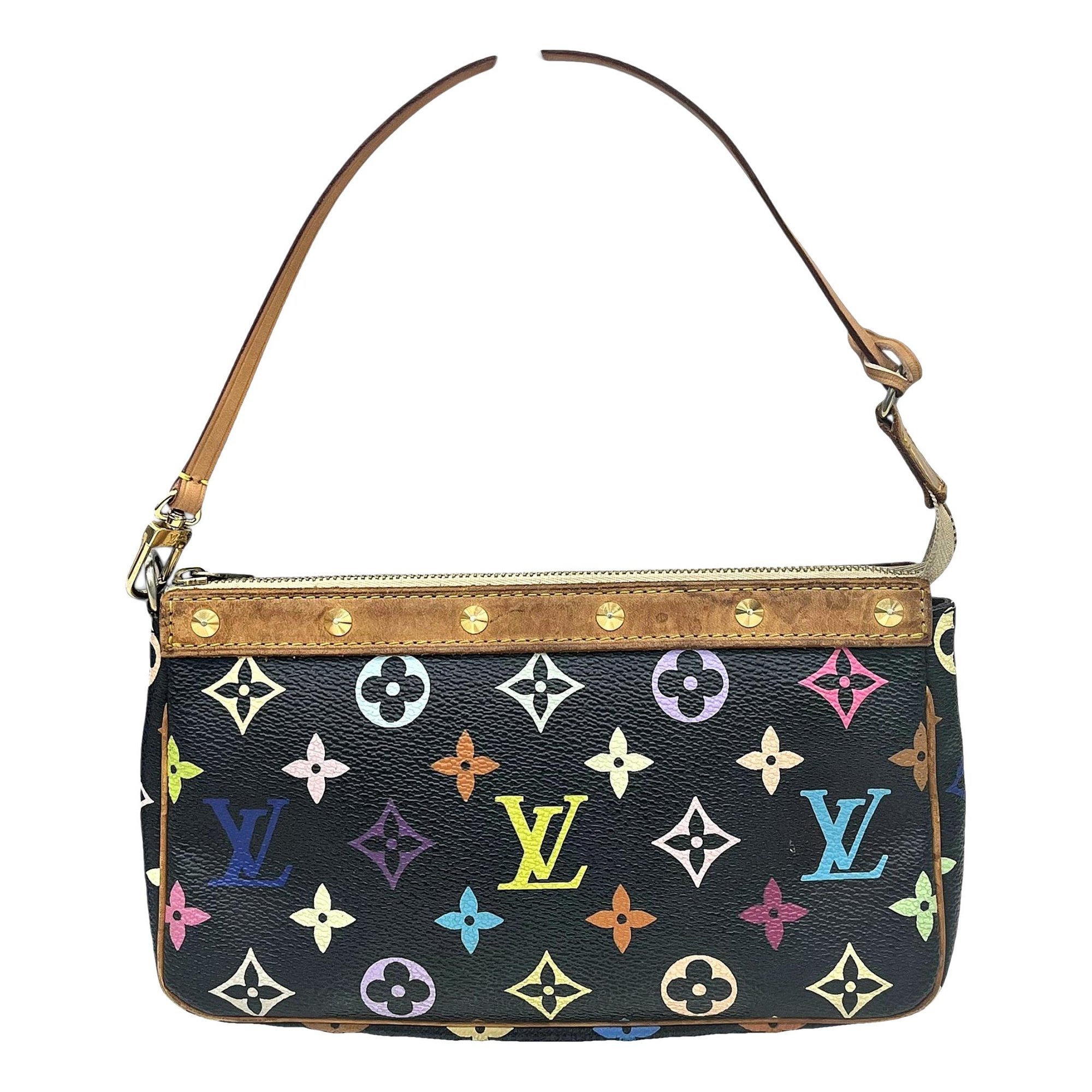 Pochette Accessoire leather handbag
