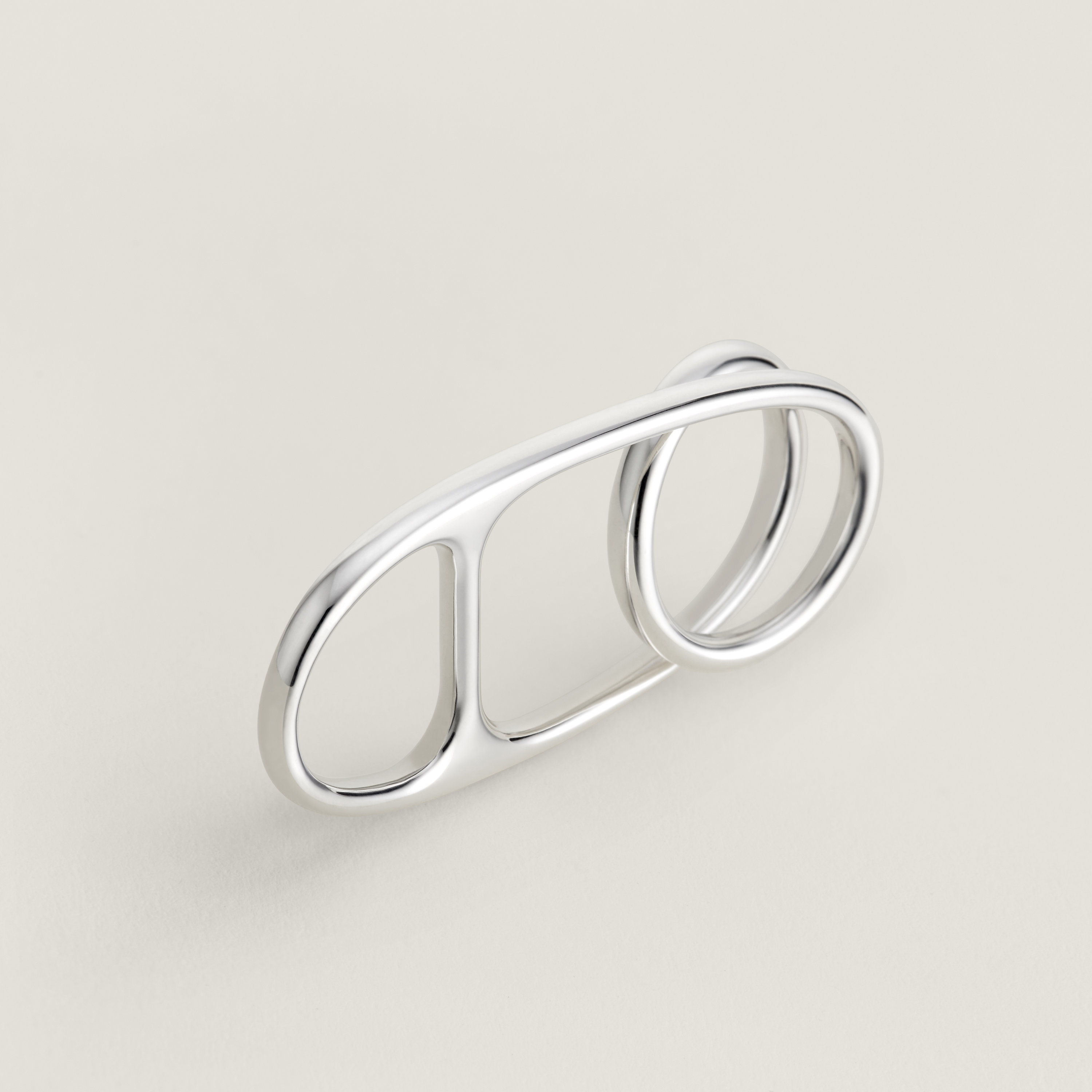 Chaine d'ancre Punk triple ring