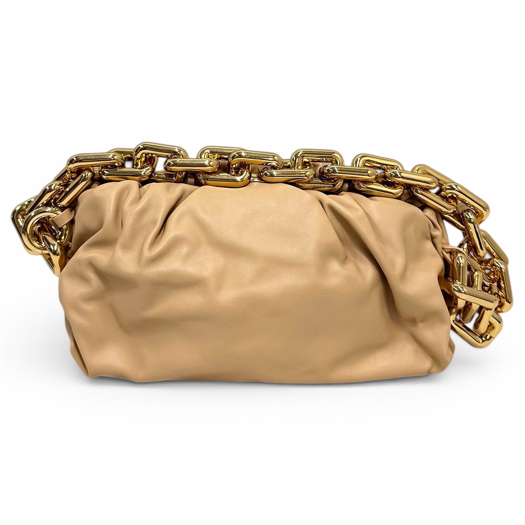 Chain Pouch leather handbag