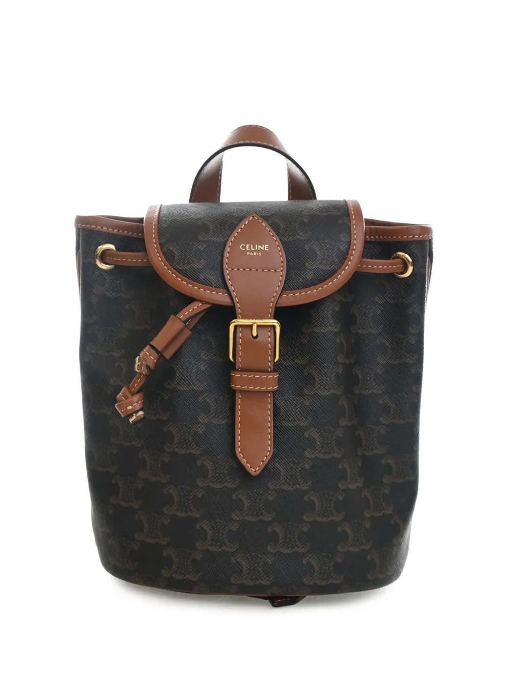 2022 Mini Triomphe Coated Canvas Folco backpack
