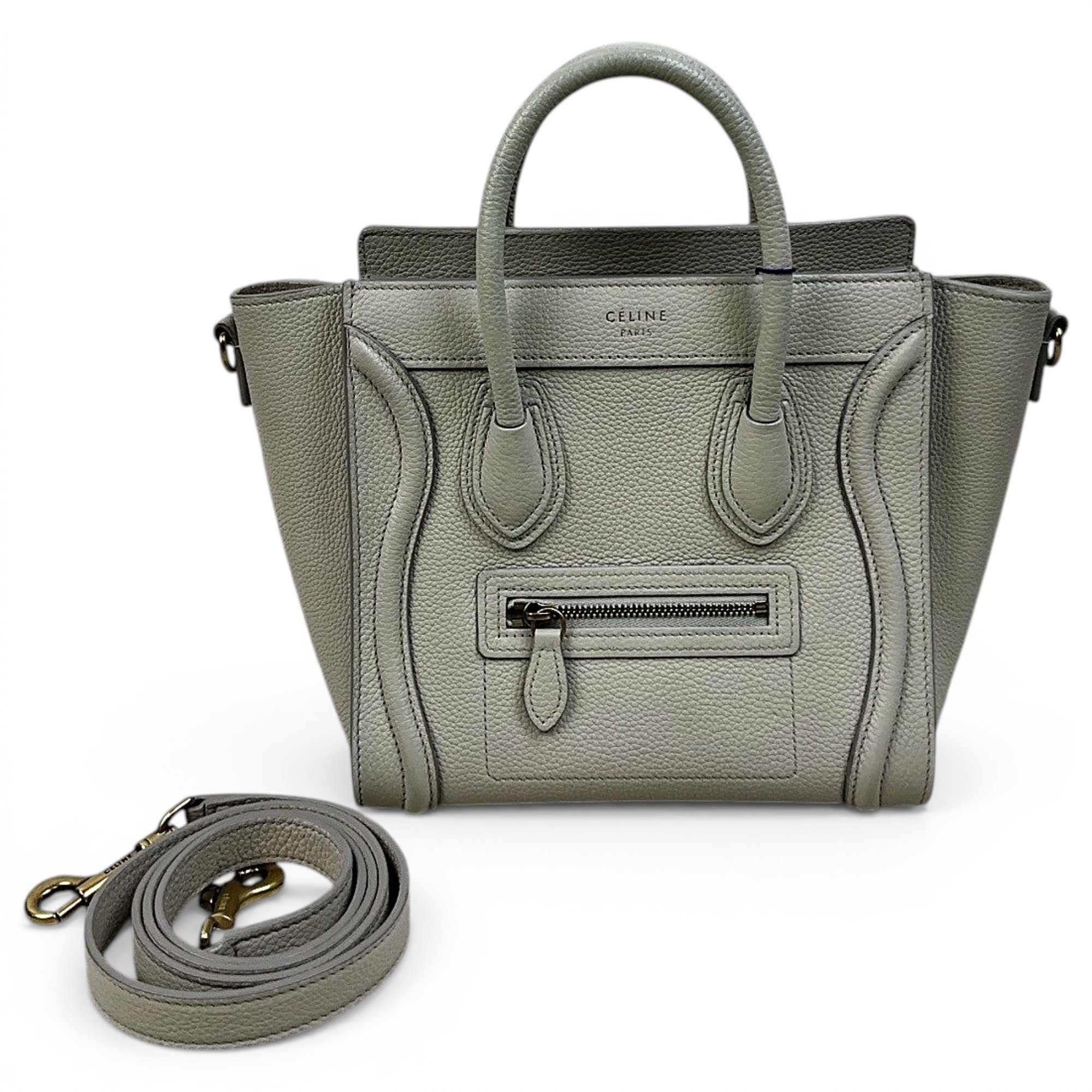 Nano Luggage leather handbag