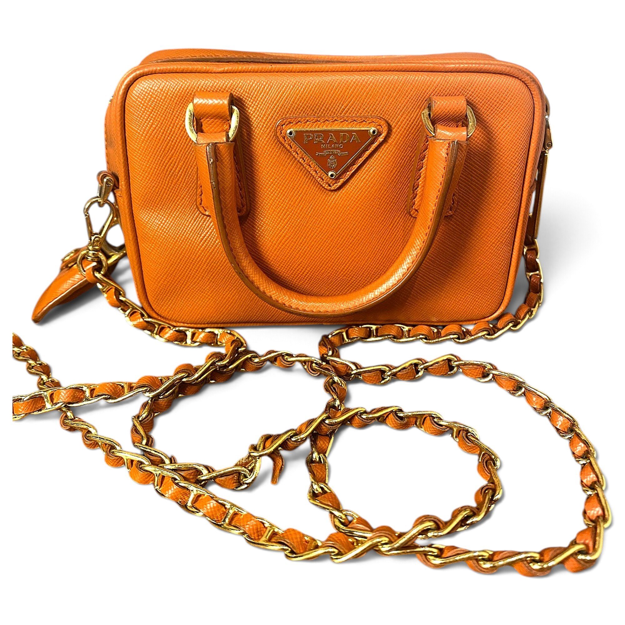 Leather mini bag
