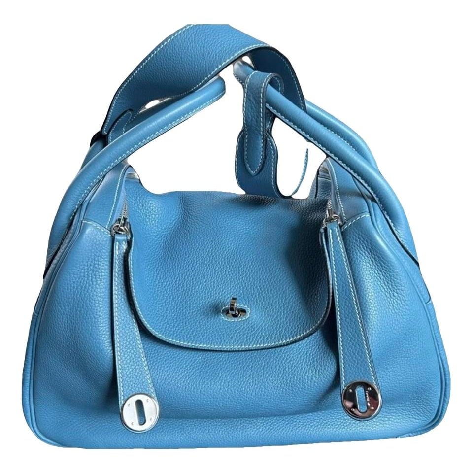 Hermes Lindy Handbag Clemence Leather