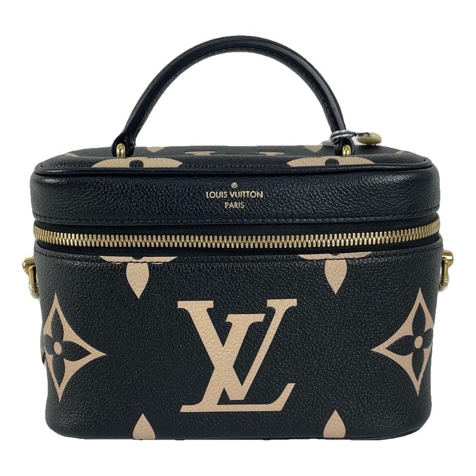 Vanity leather handbag