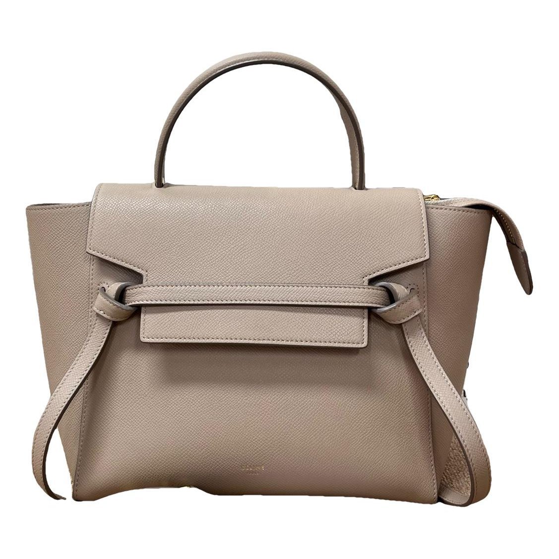 Belt leather handbag