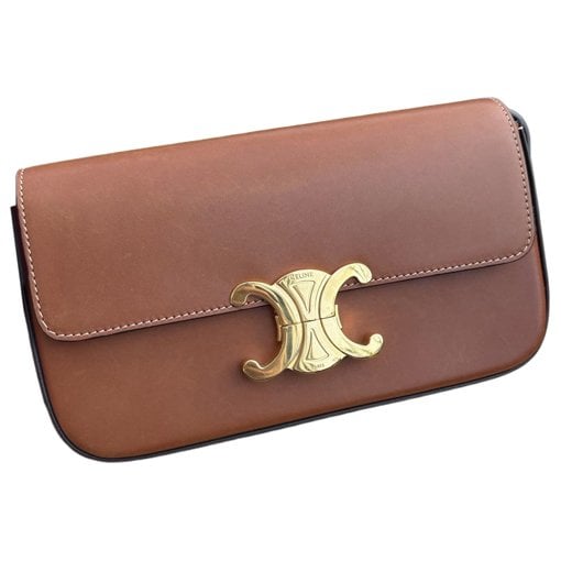 Triomphe Long leather handbag