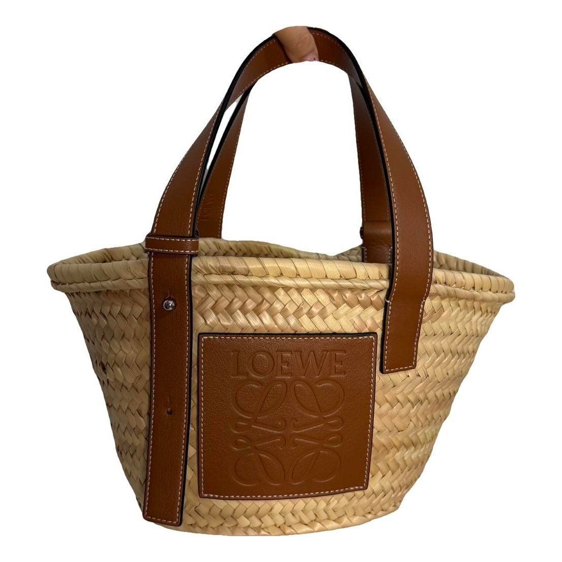 Basket Bag leather tote