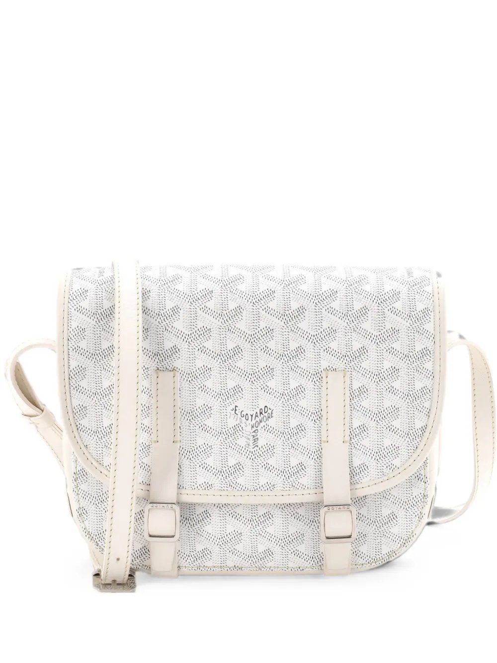 Goyard Belvedere Messenger Bag Coated Canvas with Leather PM crossbody bag