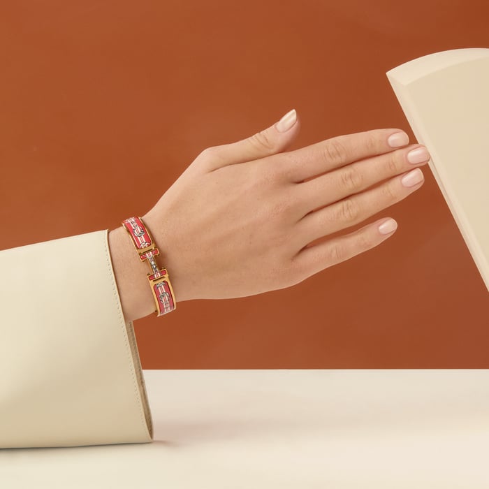 Crépuscule Rouge Clic H Etriers Bracelet