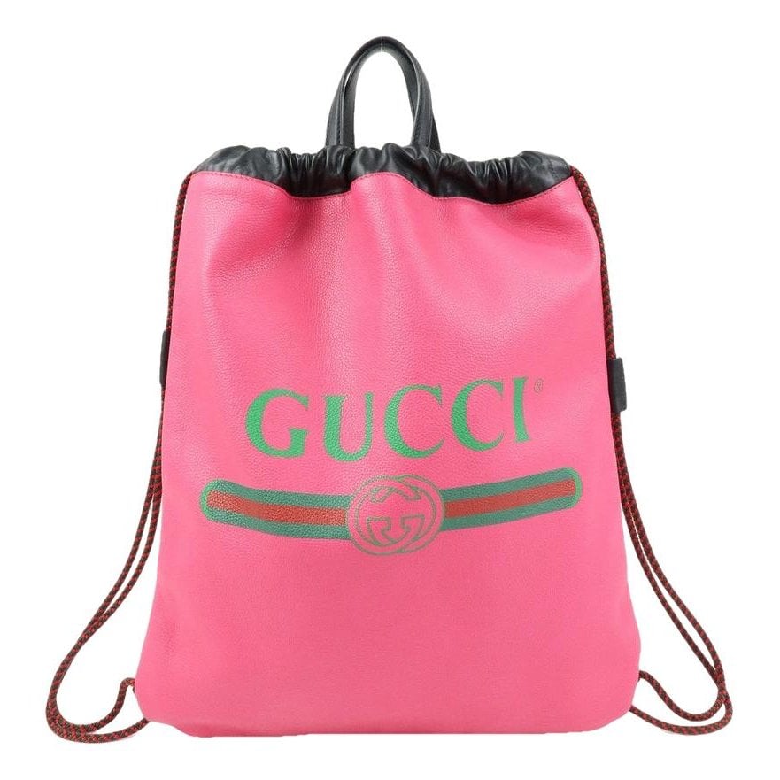 Leather backpack