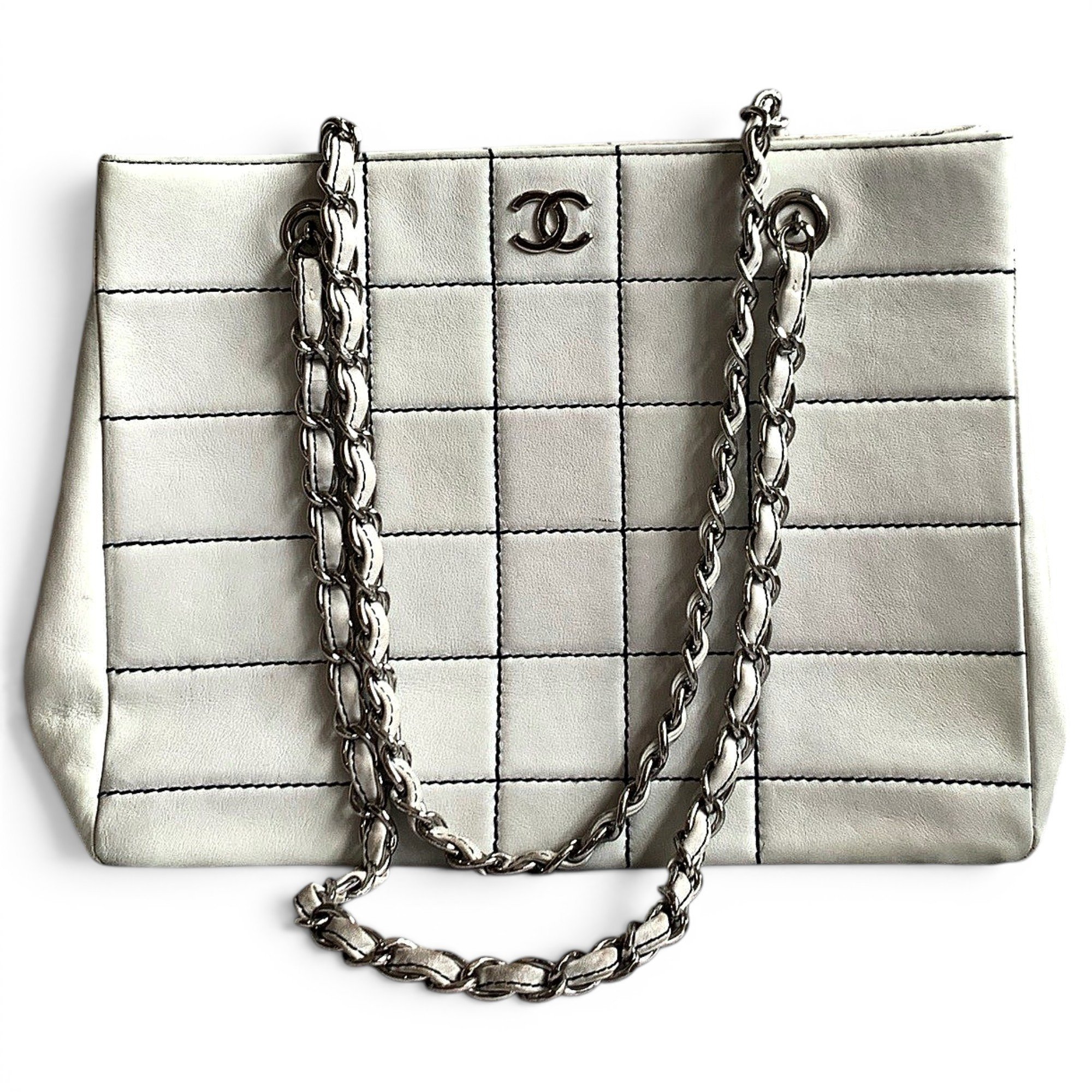 Leather tote