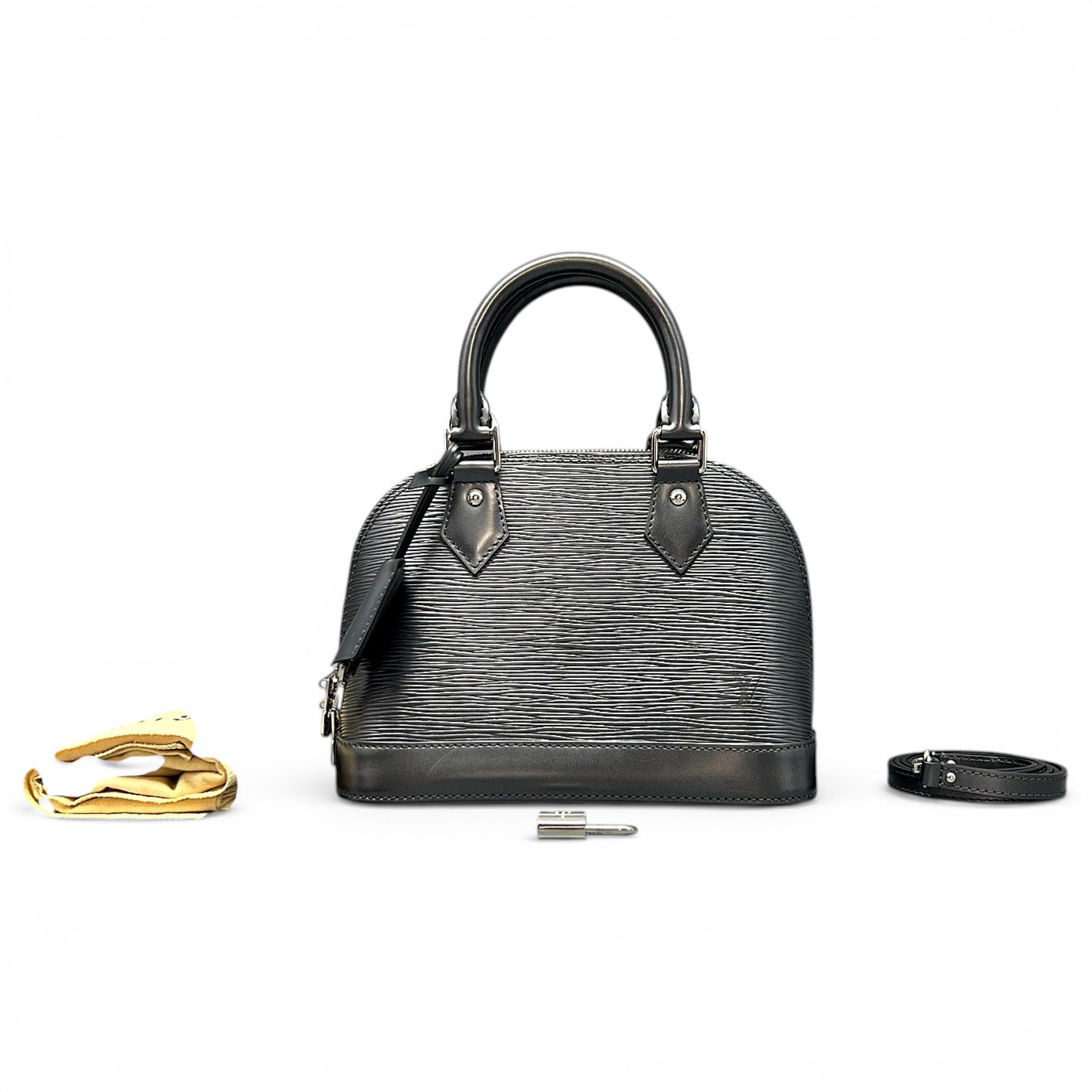 Alma BB patent leather handbag