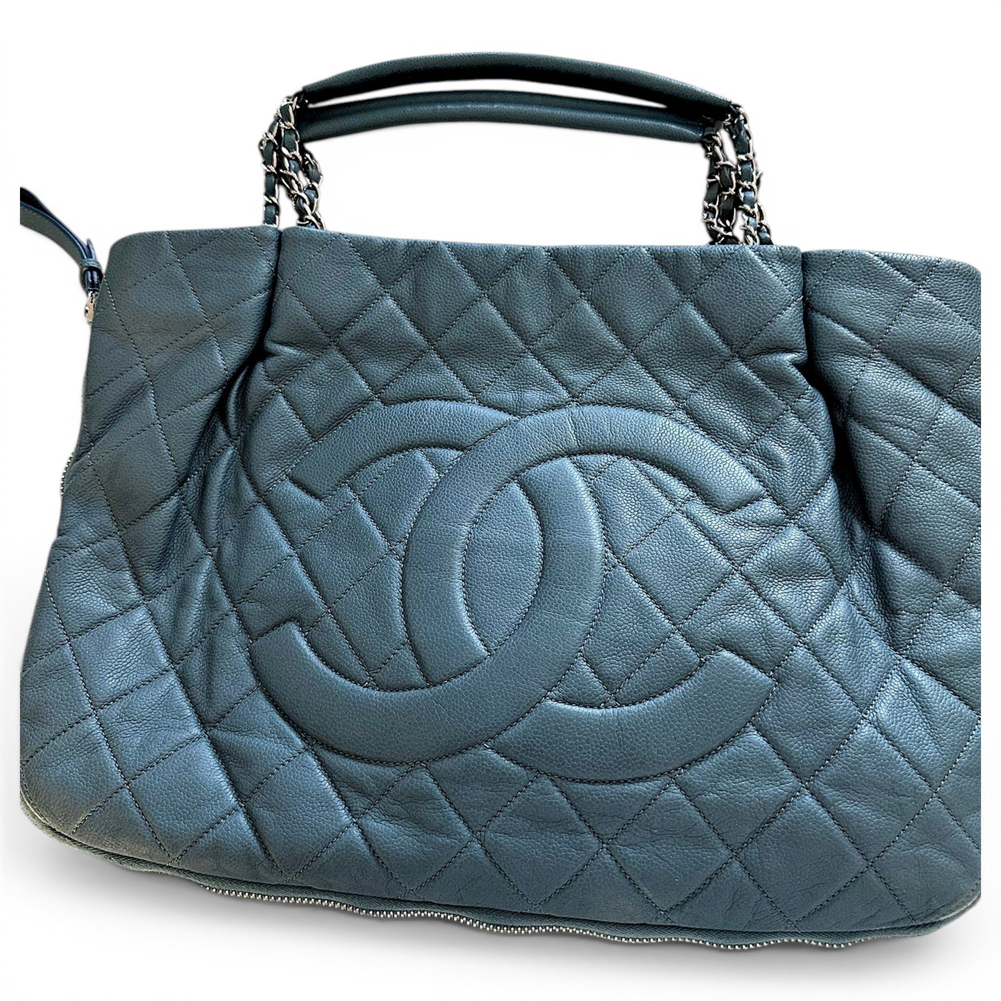 Leather tote