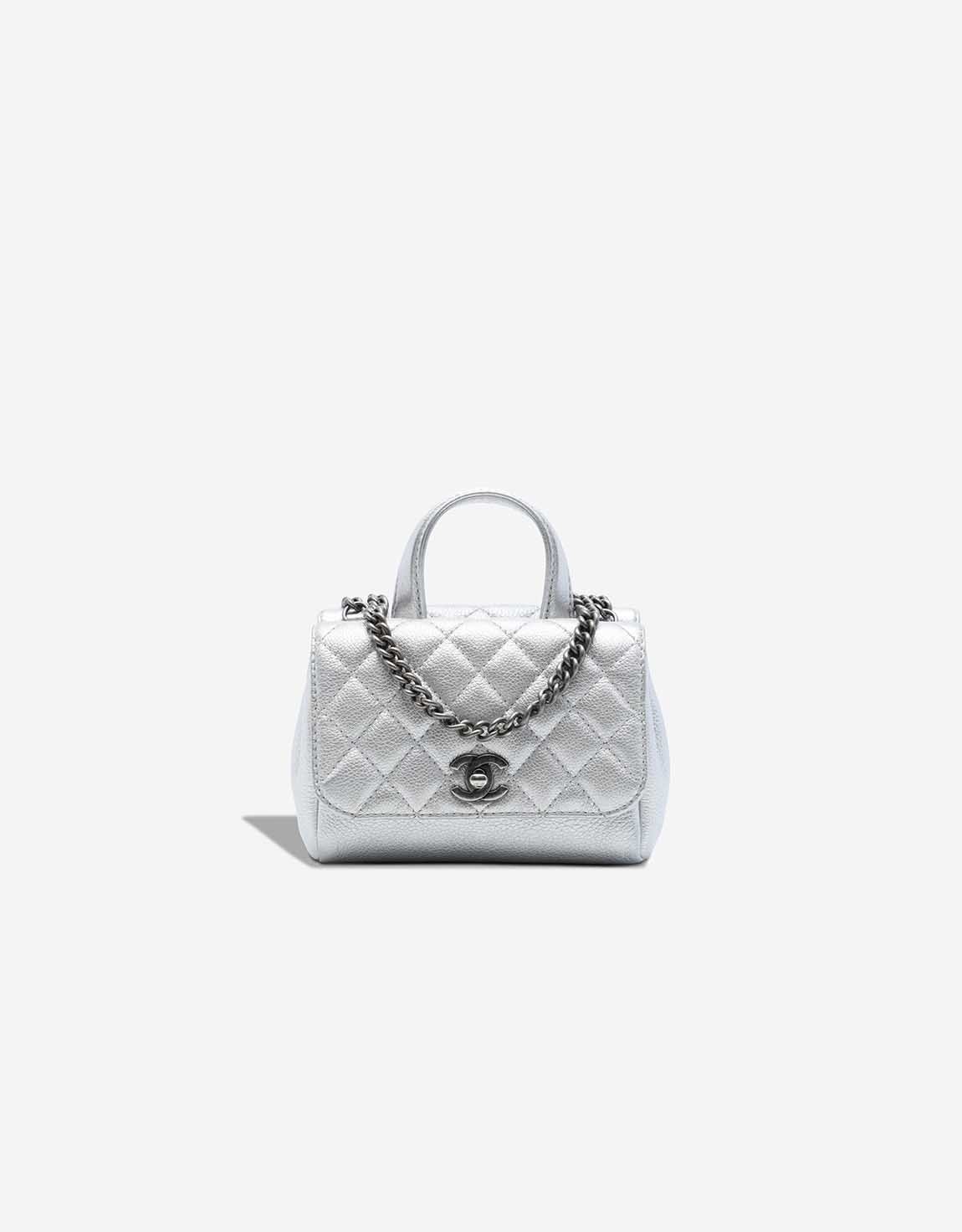 
		Timeless Handle Mini Caviar Silver    