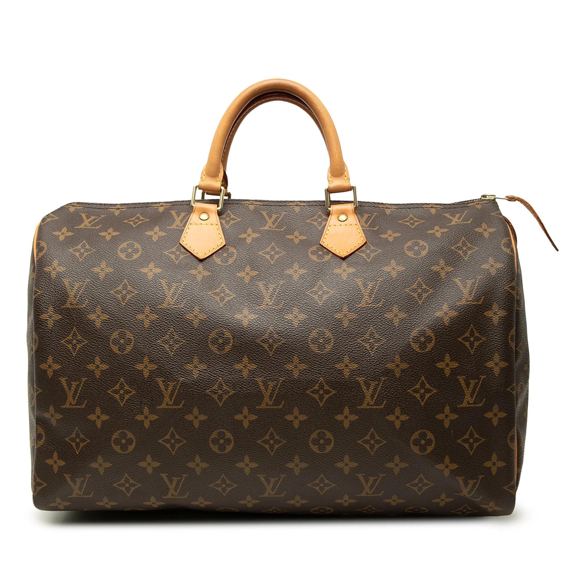 Speedy leather bag