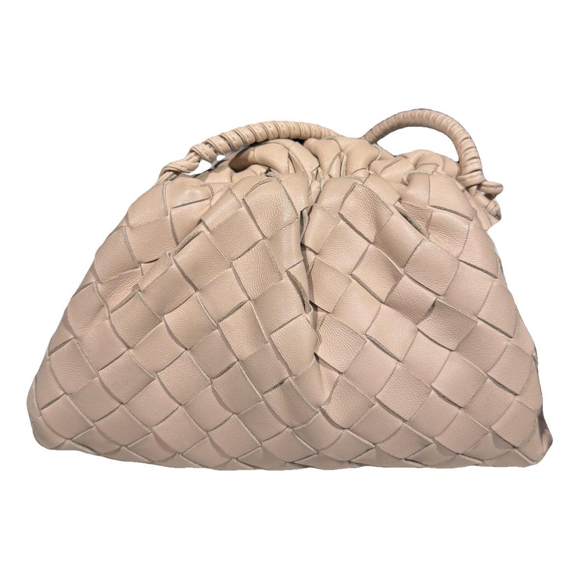 Pouch leather handbag