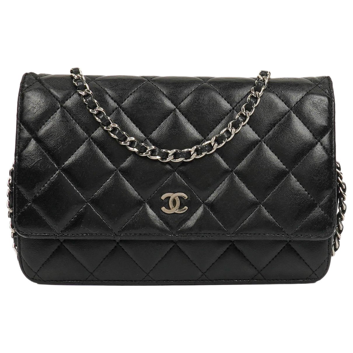 Wallet On Chain Timeless/Classique leather crossbody bag