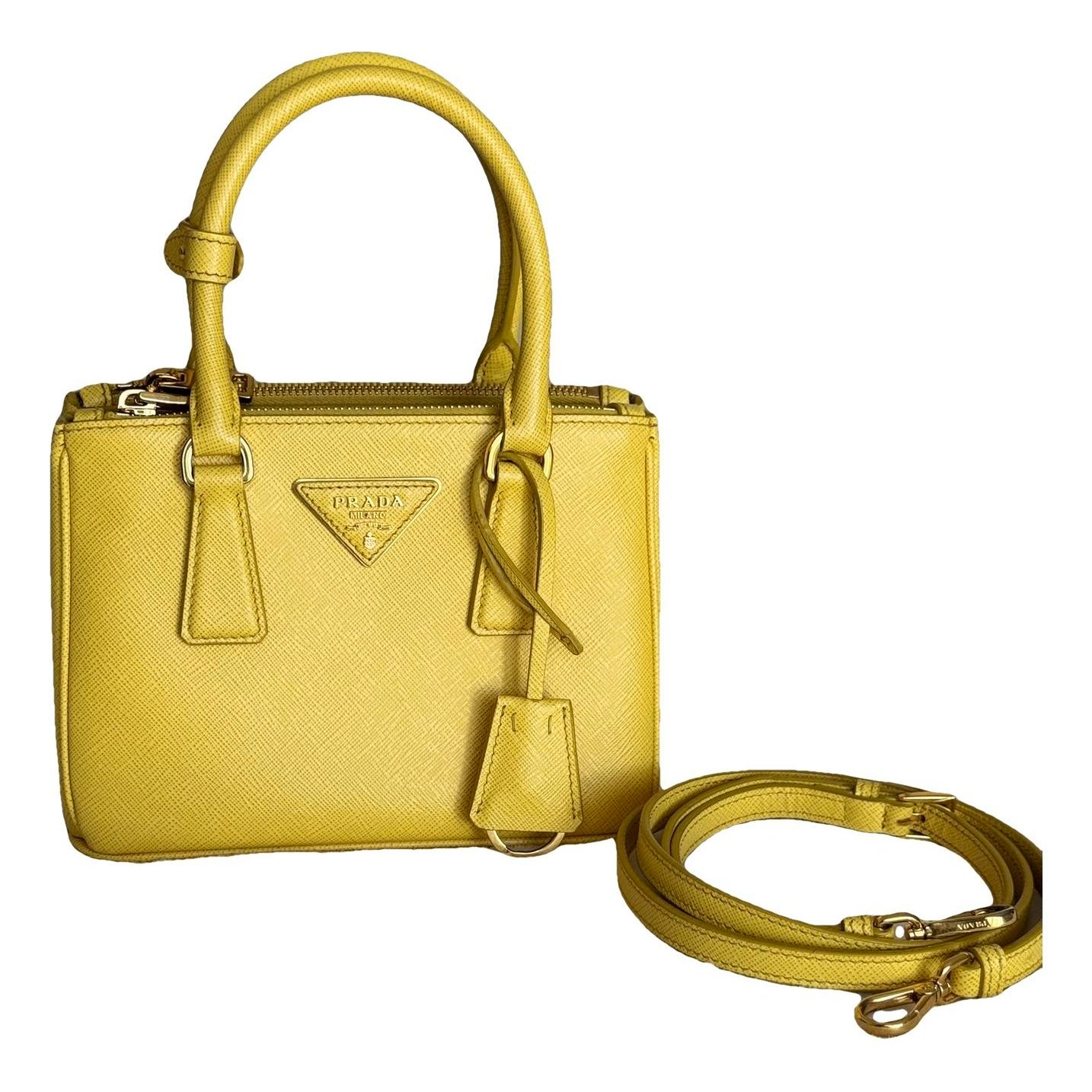 Galleria leather handbag