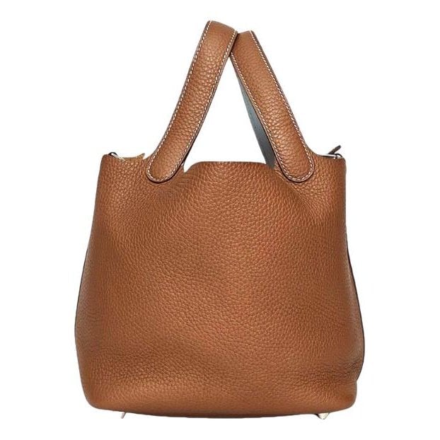 Picotin leather handbag