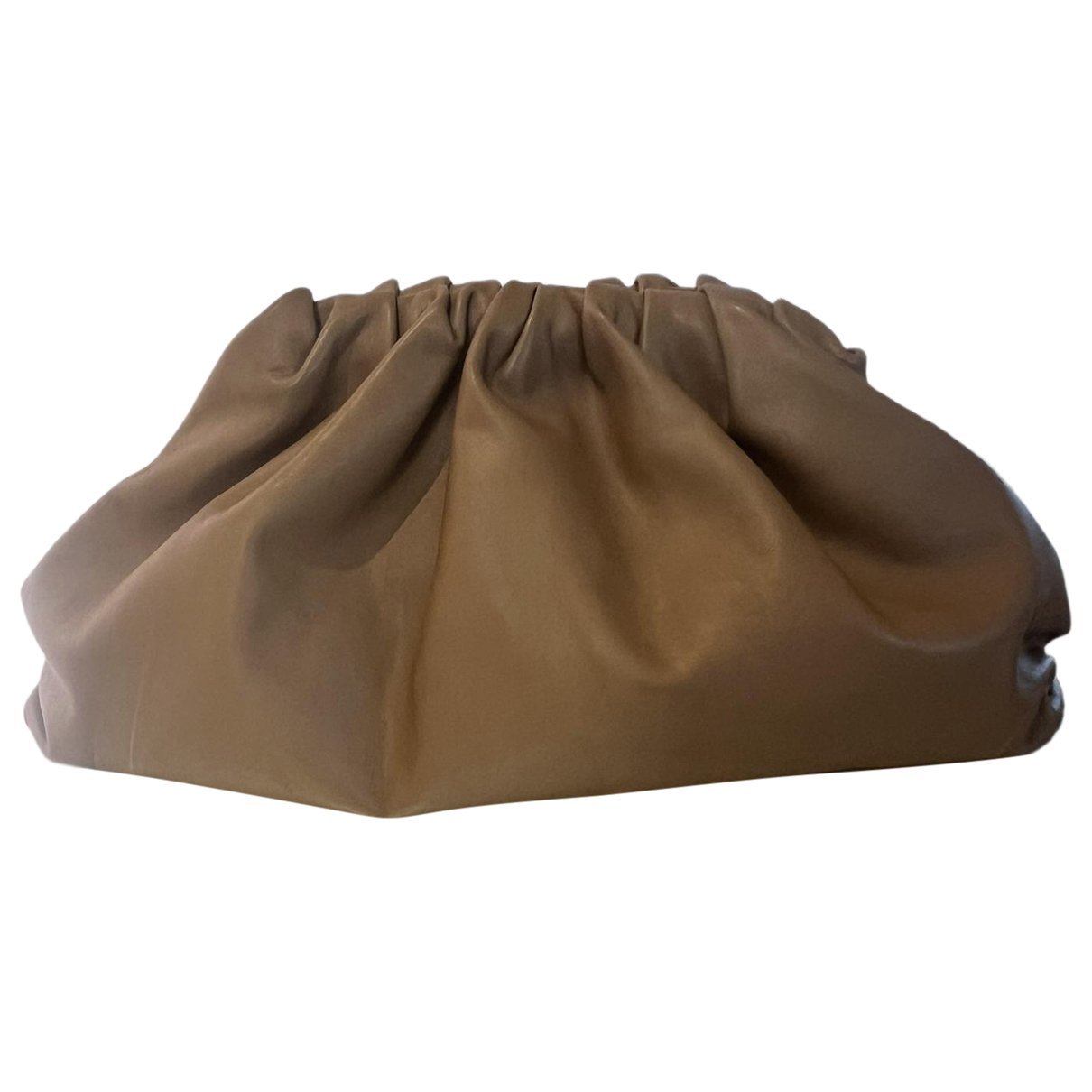Pouch leather clutch bag