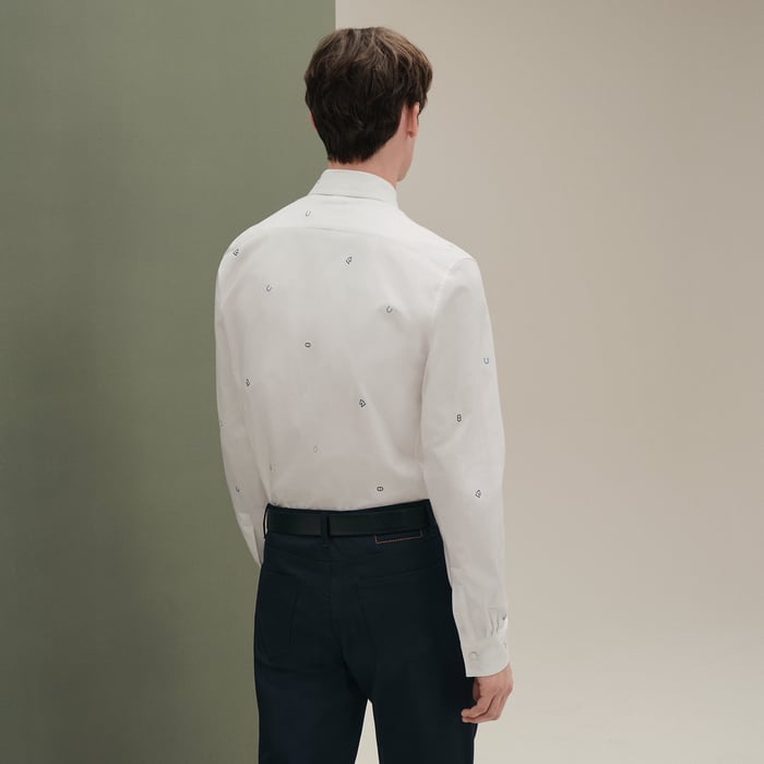 Blanc "Attela'H Multi" Fitted Shirt