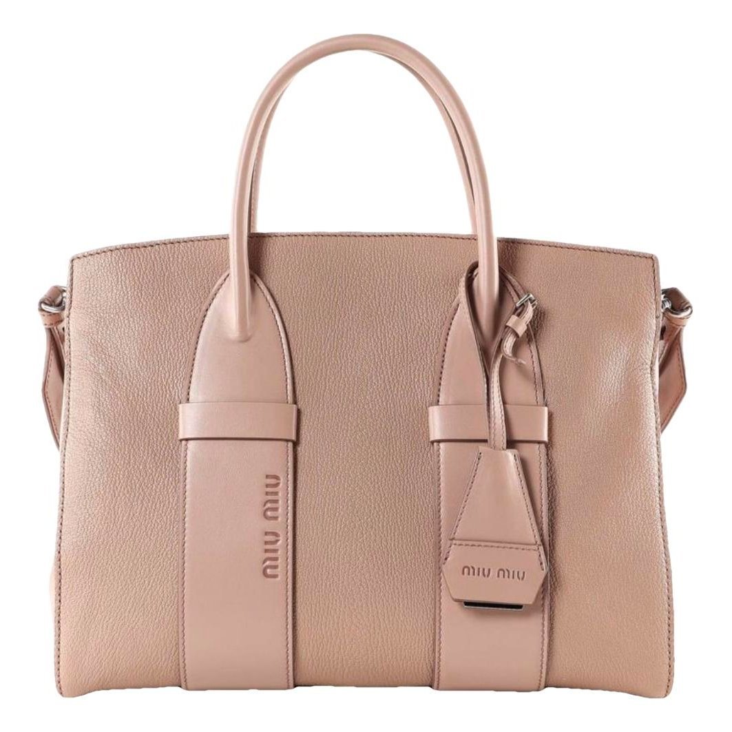 Miu Miu Madras leather handbag