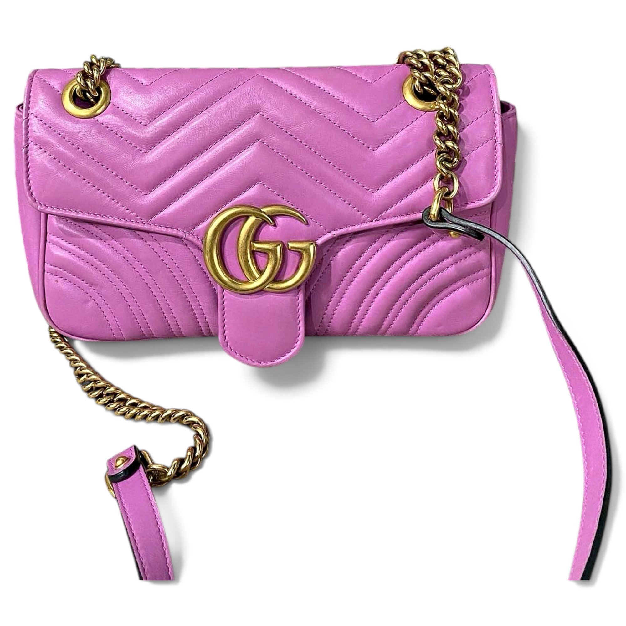 GG Marmont Flap leather handbag