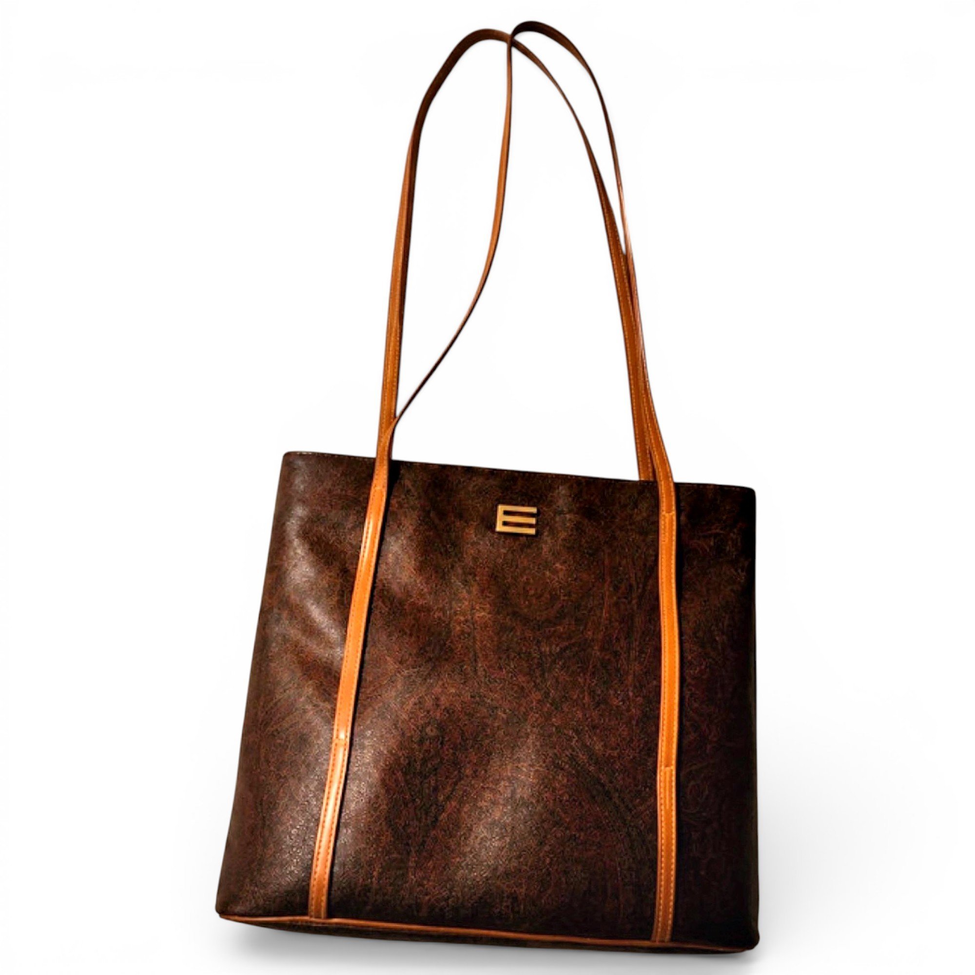 Leather tote