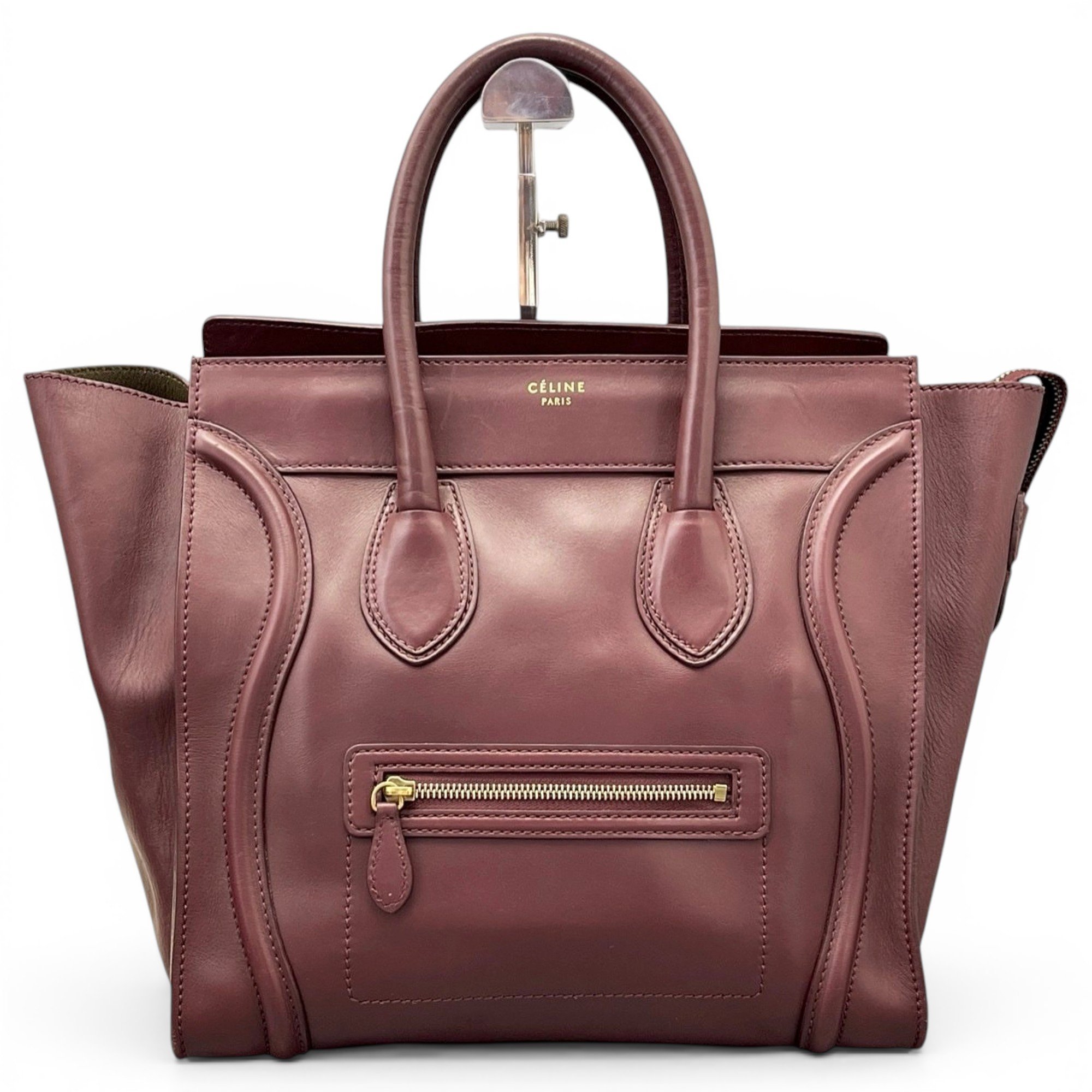Luggage leather handbag