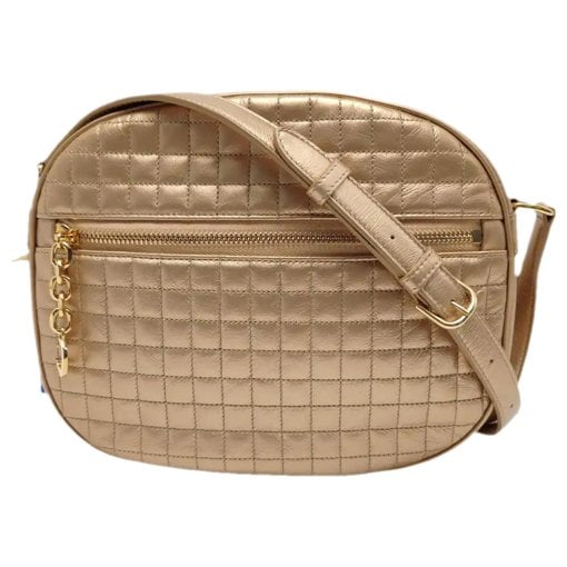 Charm leather handbag