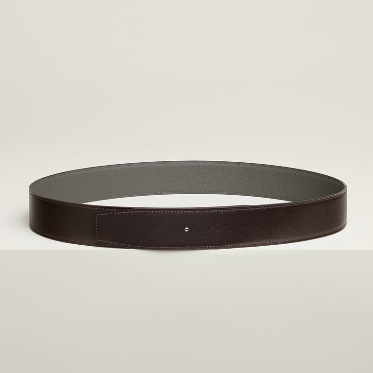 Reversible leather strap 38 mm