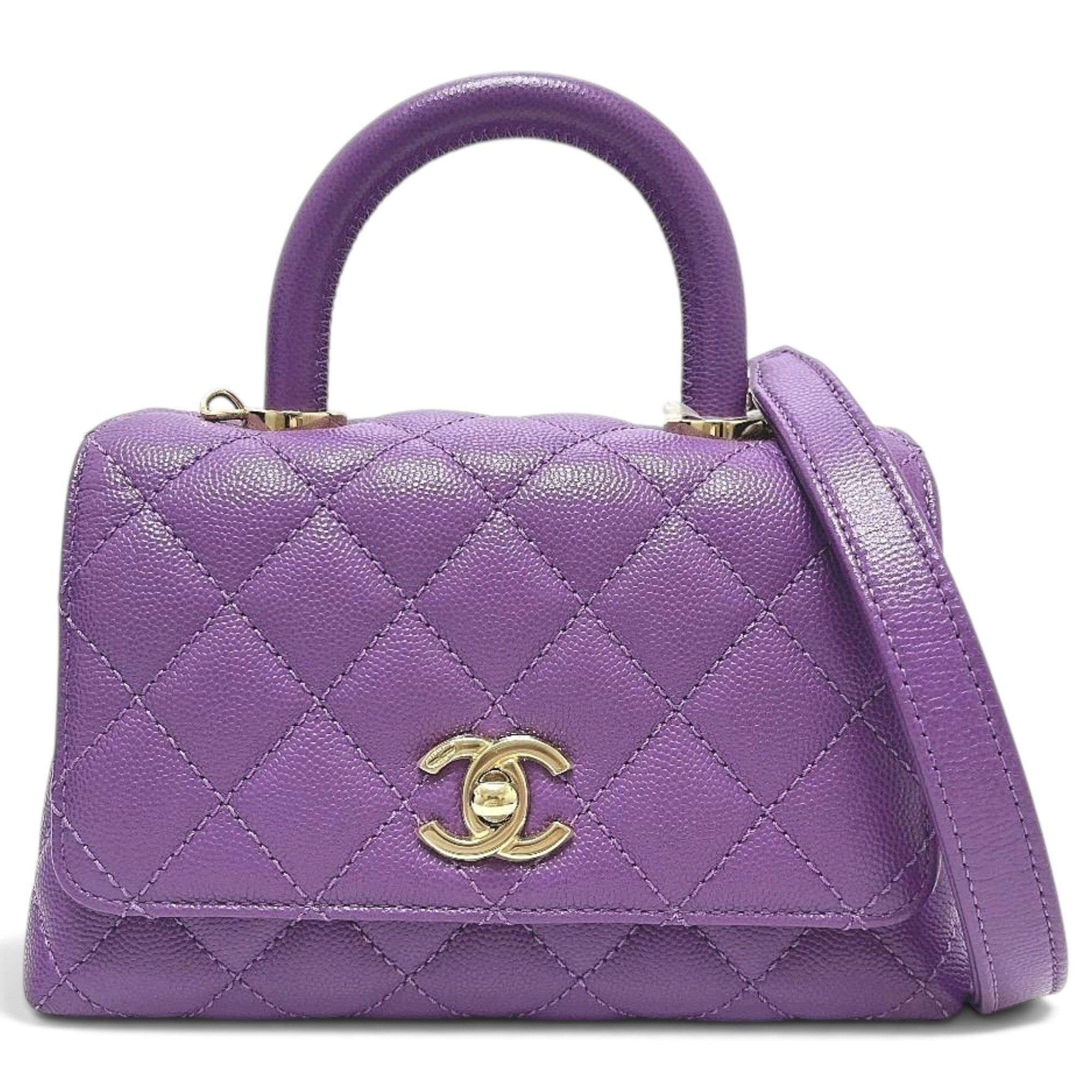 Coco Handle leather handbag