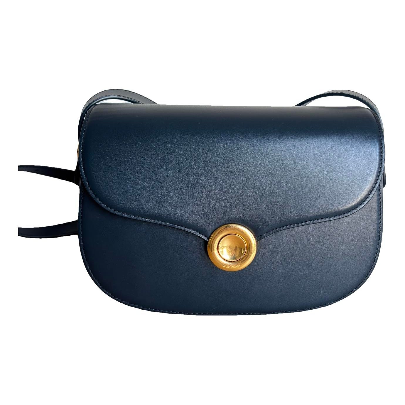 Loro Piana Ghiera leather crossbody bag