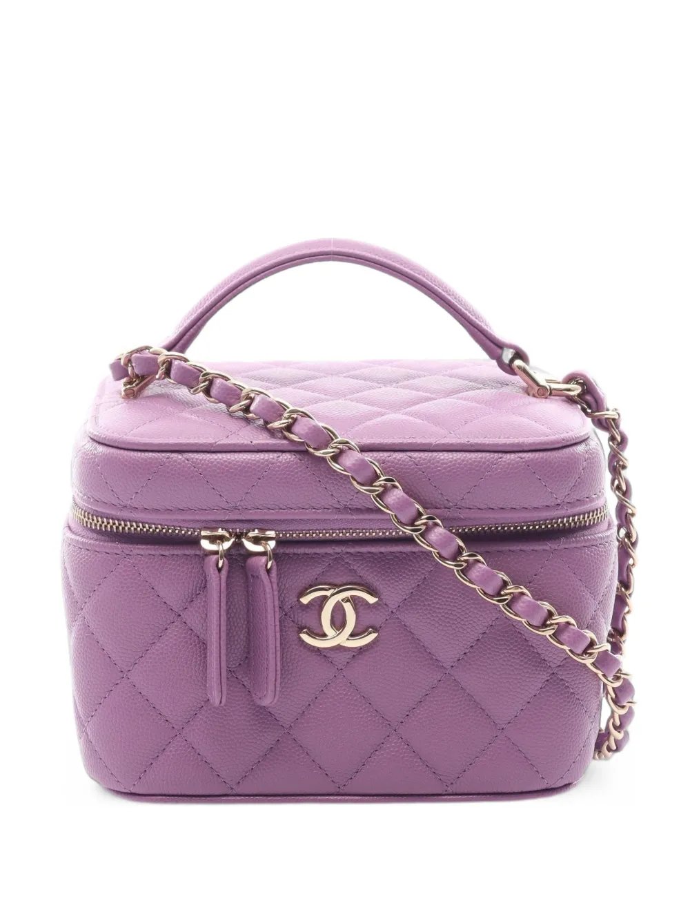 2020s Vanity matelassé leather bag