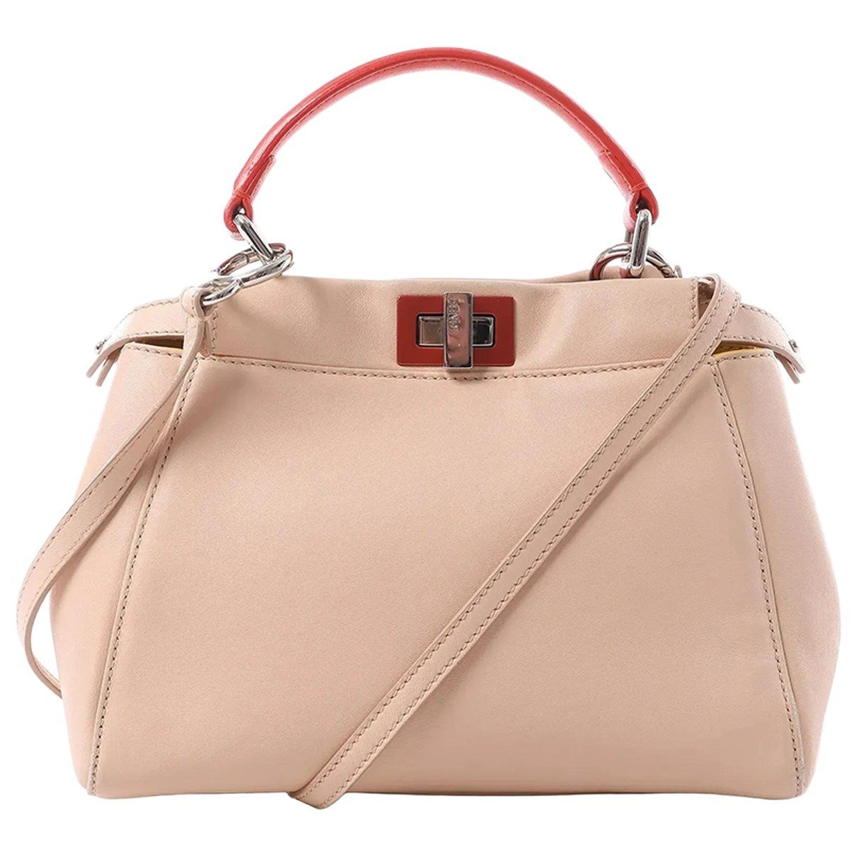 Peekaboo leather handbag