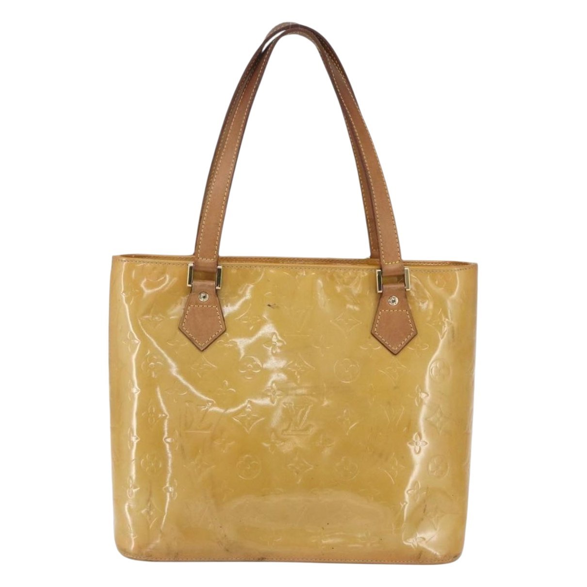 Houston patent leather handbag