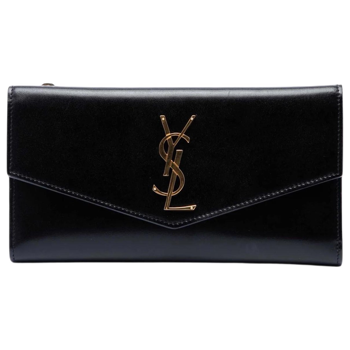 Uptown leather clutch bag