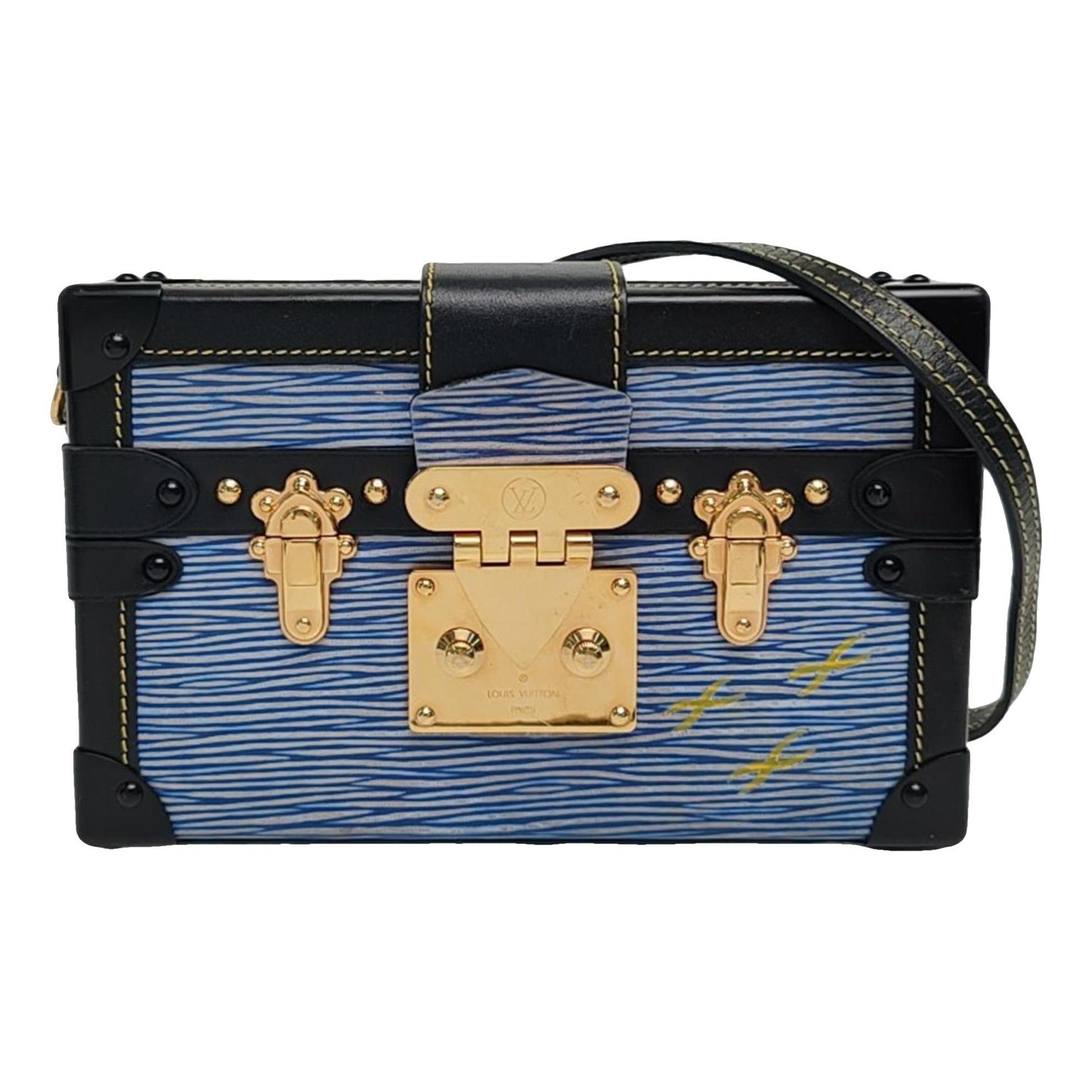 Petite Malle leather handbag