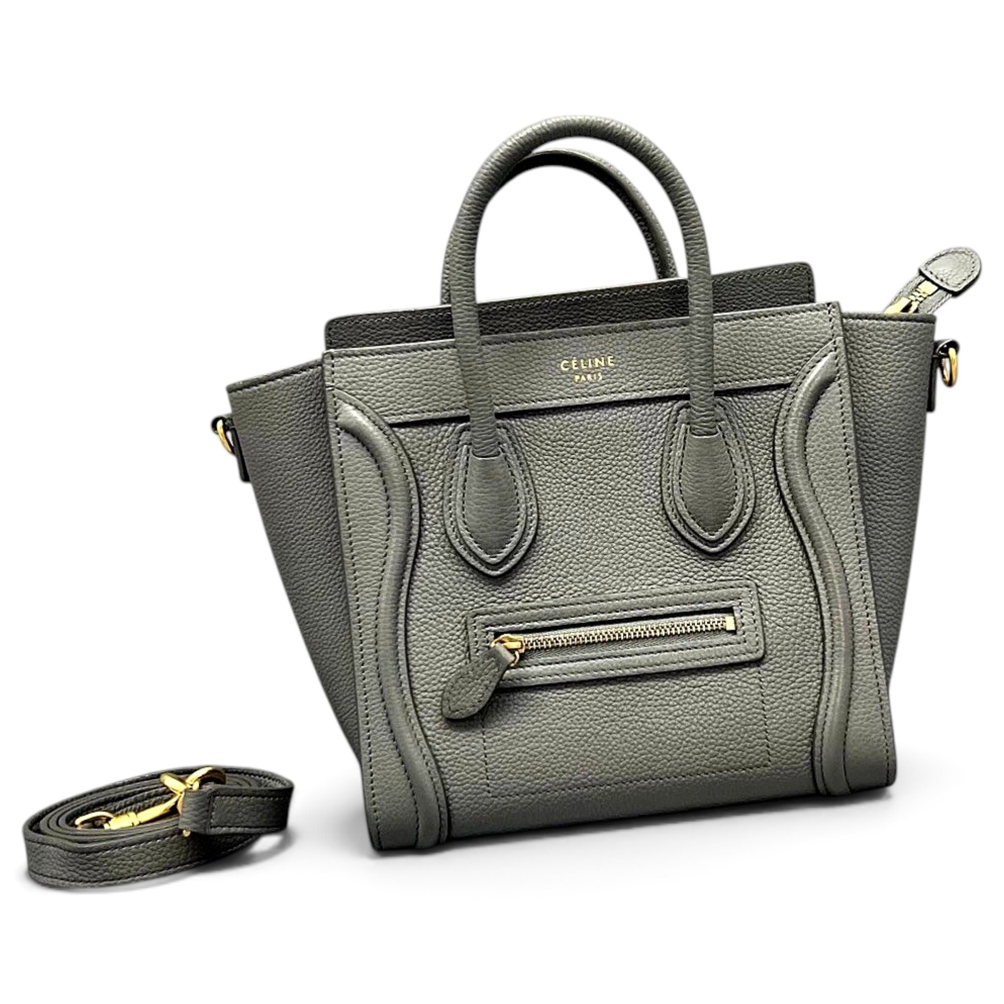 Nano Luggage leather handbag