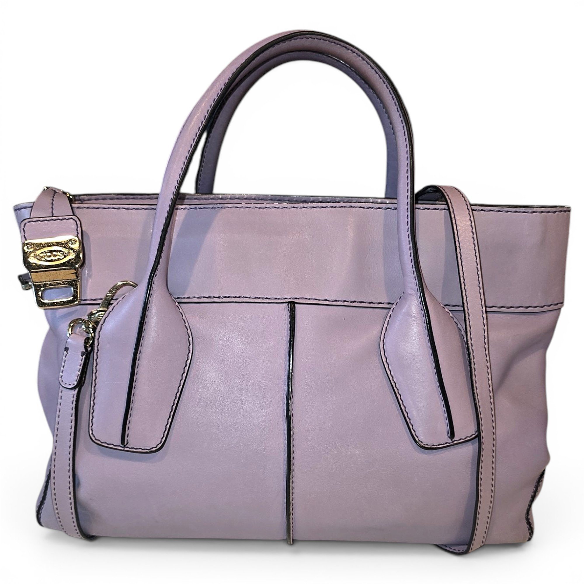 D Bag leather tote