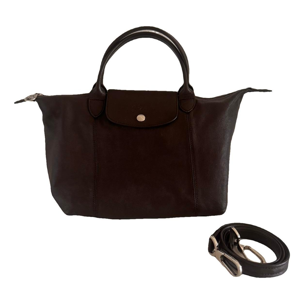 Pliage leather handbag